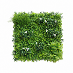 Greenery-wall photo with a wider white margin
