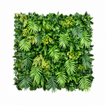 Mixed Hawaiian sunrise mat with a wider white border