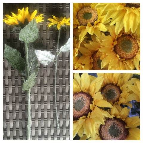 SUNFLOWER SMALL FLOCKED