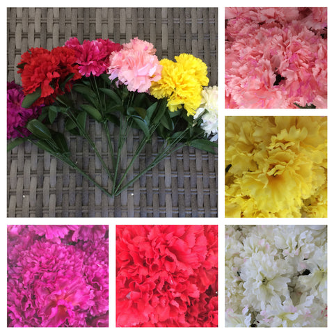 CARNATION BUSH X6